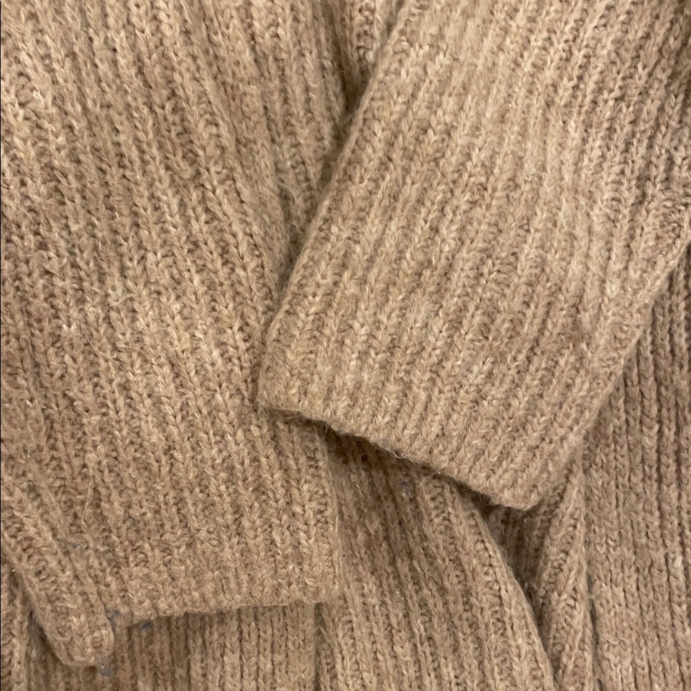Club Monaco Tan Ribbed Cardigan - Picture 4 of 4